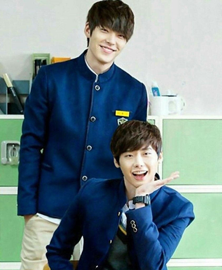 Lee Jong Suk And Kim Woo Bin